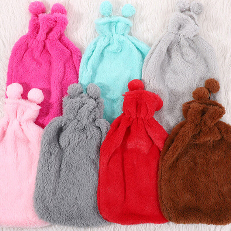 Hot Water Bag Wool Cover Rabbit Hair Cloth Soft Warm Thermal Insulation Product