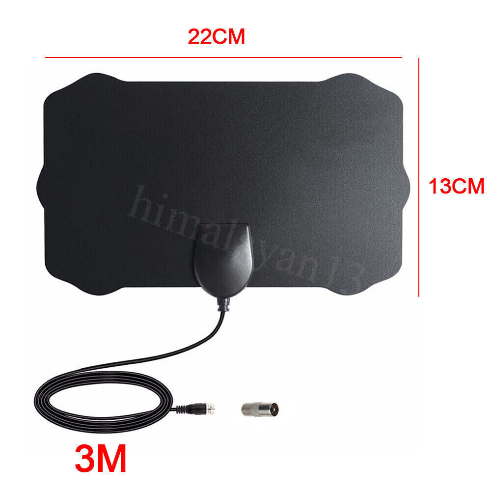 1080P Digital TV Antenna 200 Miles Range Signal Booster Amplifier HDTV Indoor