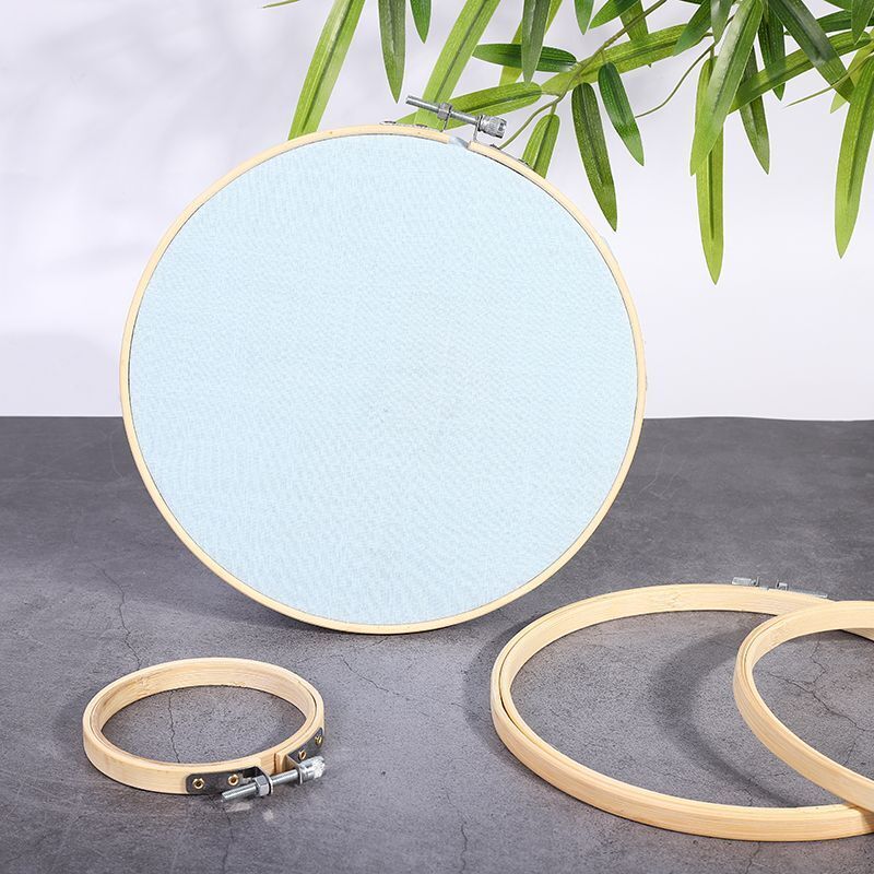 3-10 Inch Bamboo Embroidery Hoops Round Loop Circle Craft Cross Stitch Hoop Part