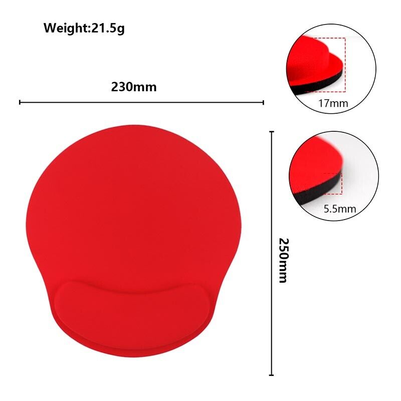 Non-Slip Ergonomic Comfort Mouse Pad Mice Mat Wrist Rest Support For Laptop PC