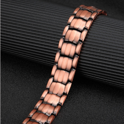 Pure Copper Magnetic Therapy Bracelet Double Strong Arthritis Pain Relief Men