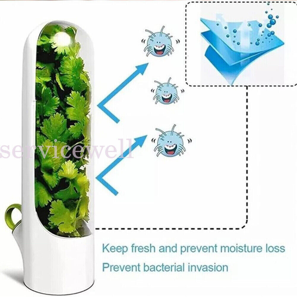 Kitchen Herb Saver Keeper for Fresh Produce Refrigerator Storage with FREE GIFT!