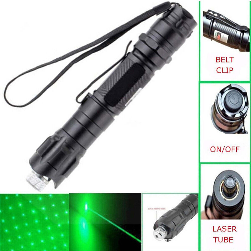 5000m Red Green Laser Pointer Pen Light USB Rechargeable Visible Lazer Torch Pen