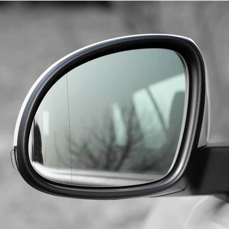 2x Right Left Side Mirror Glass For VW TIGUAN 2008-2016 With Heated Backing Base