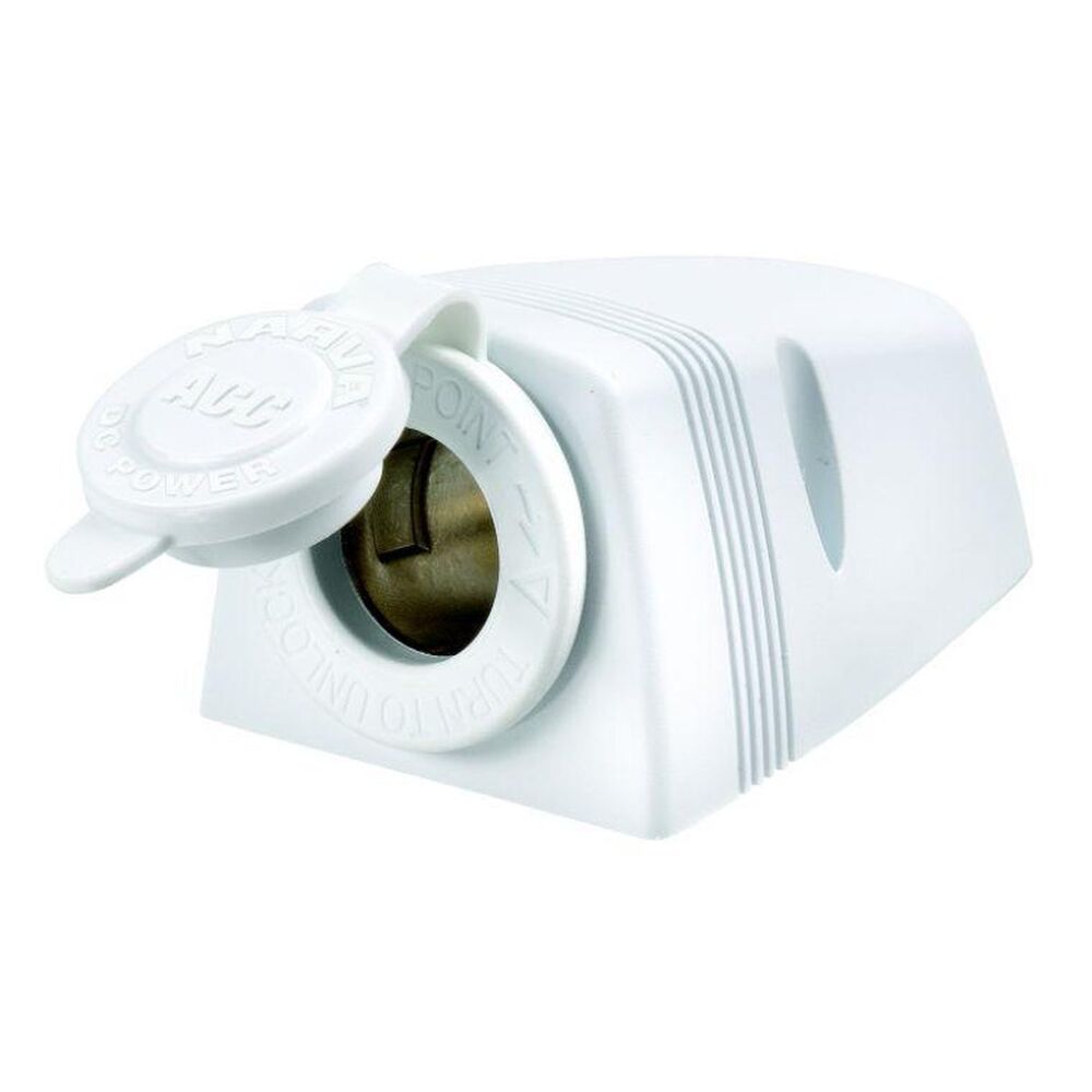 Narva HD Surface Mount Accessory Socket 12V White 81025WW