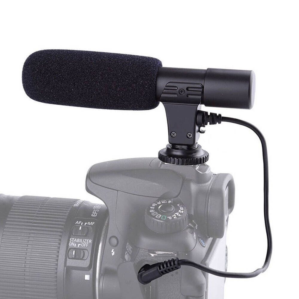 3.5mm Video Mic Microphone For Canon Nikon DSLR Camera DV Camcorder Mic Systems