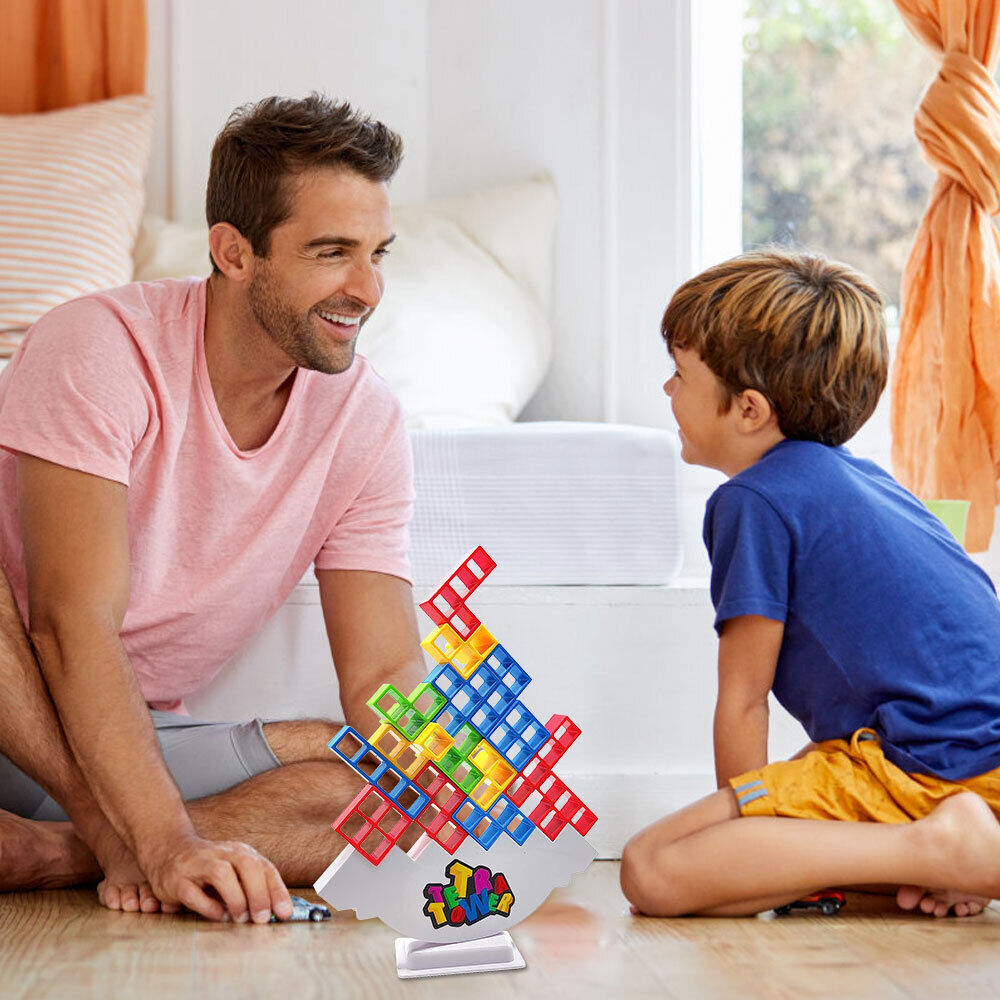 Tetra Tower Balancing Stacking Toys,Board Games for Kids & Adults Games #T