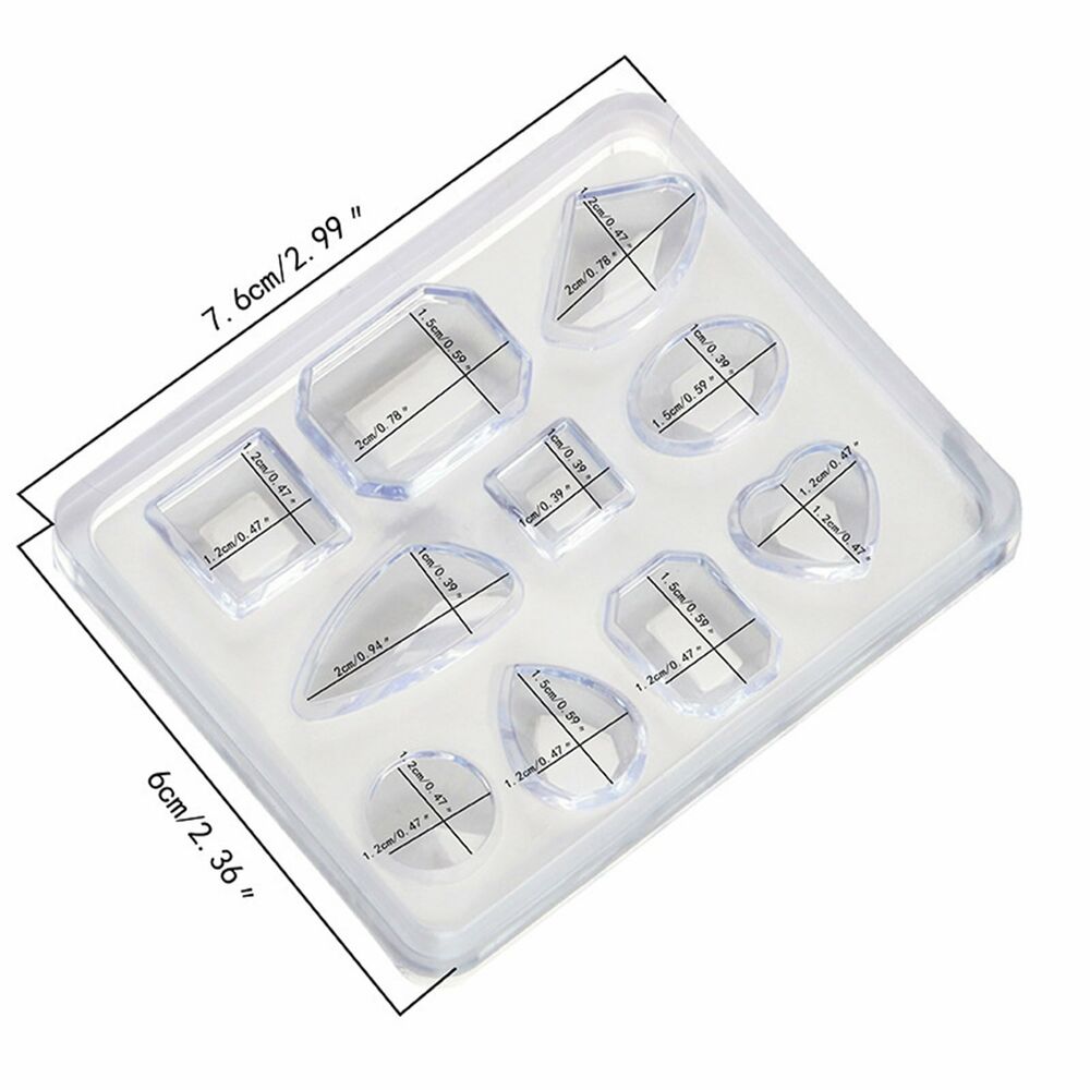 Silicone Resin Mold for Jewelry Earrings Pendant DIY Making Mould Craft Tools