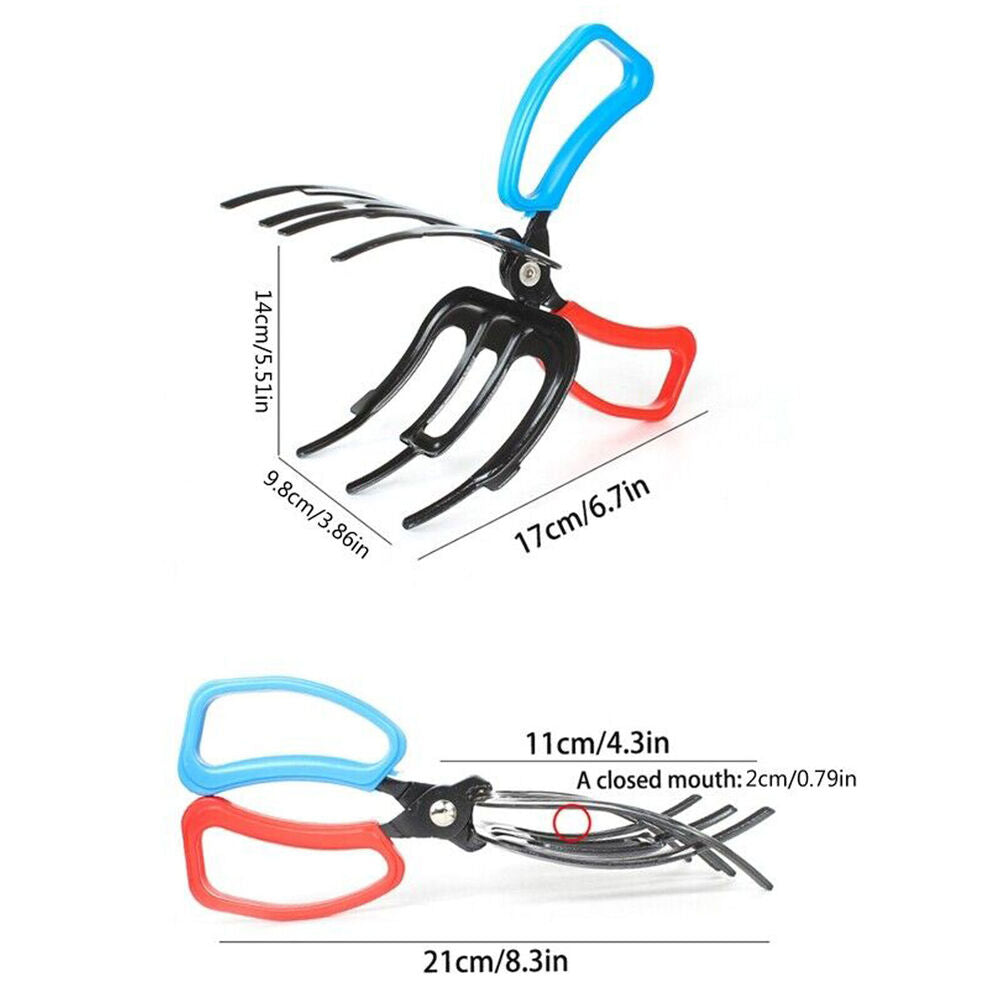 2x Ergonomic Fishing Pliers Durable Metal Fish Gripper with Anti-slip Handle