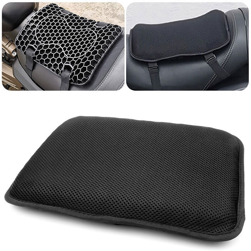 Universal Motorcycle Seat Cushion 3D Shock Absorption Motorbike Gel Seat Pad