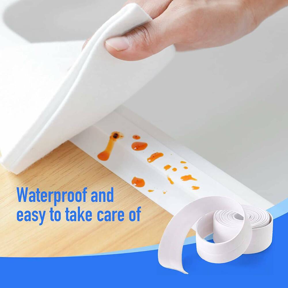 3.2M Kitchen Bathroom Sink Sealing Strip Waterproof Caulk Tape Self Adhesives