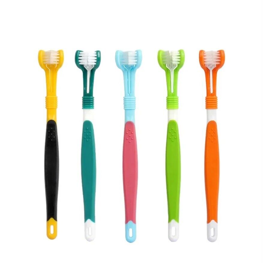 Pet Toothbrush Dog Teeth Cleaning Brush Pet Cat Toothbrush Dog Dental Care Oral