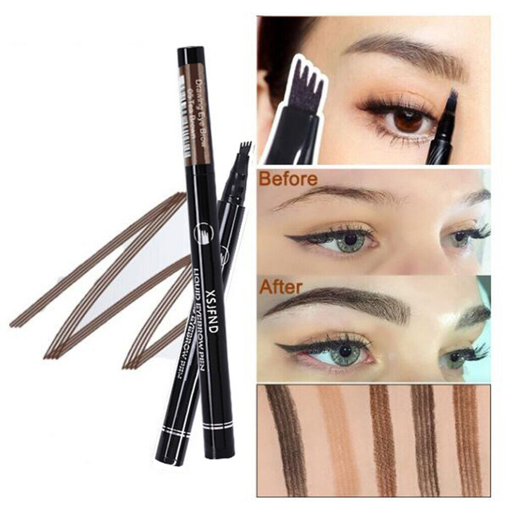 Microblading Tattoo Eyebrow Ink Pen Eye Brow Pencil Brow Enhancer Stencil NEW