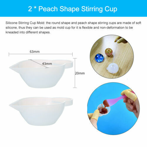 35Pcs Resin Mixing Cup Tools Kit DIY Resin Casting Painting Jewelry Making Kit