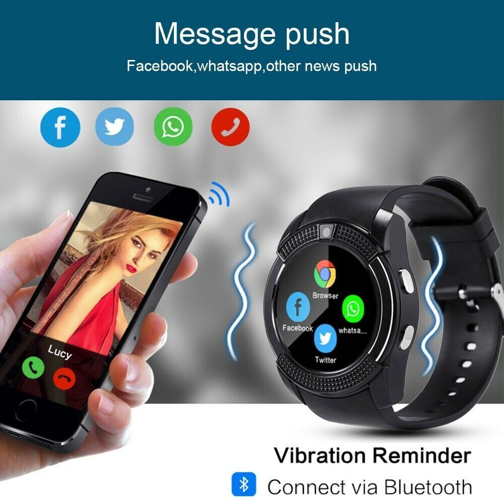 Smart Watch Band Sport Fitness Activity Tracker For adult,kids iOS Android 2024