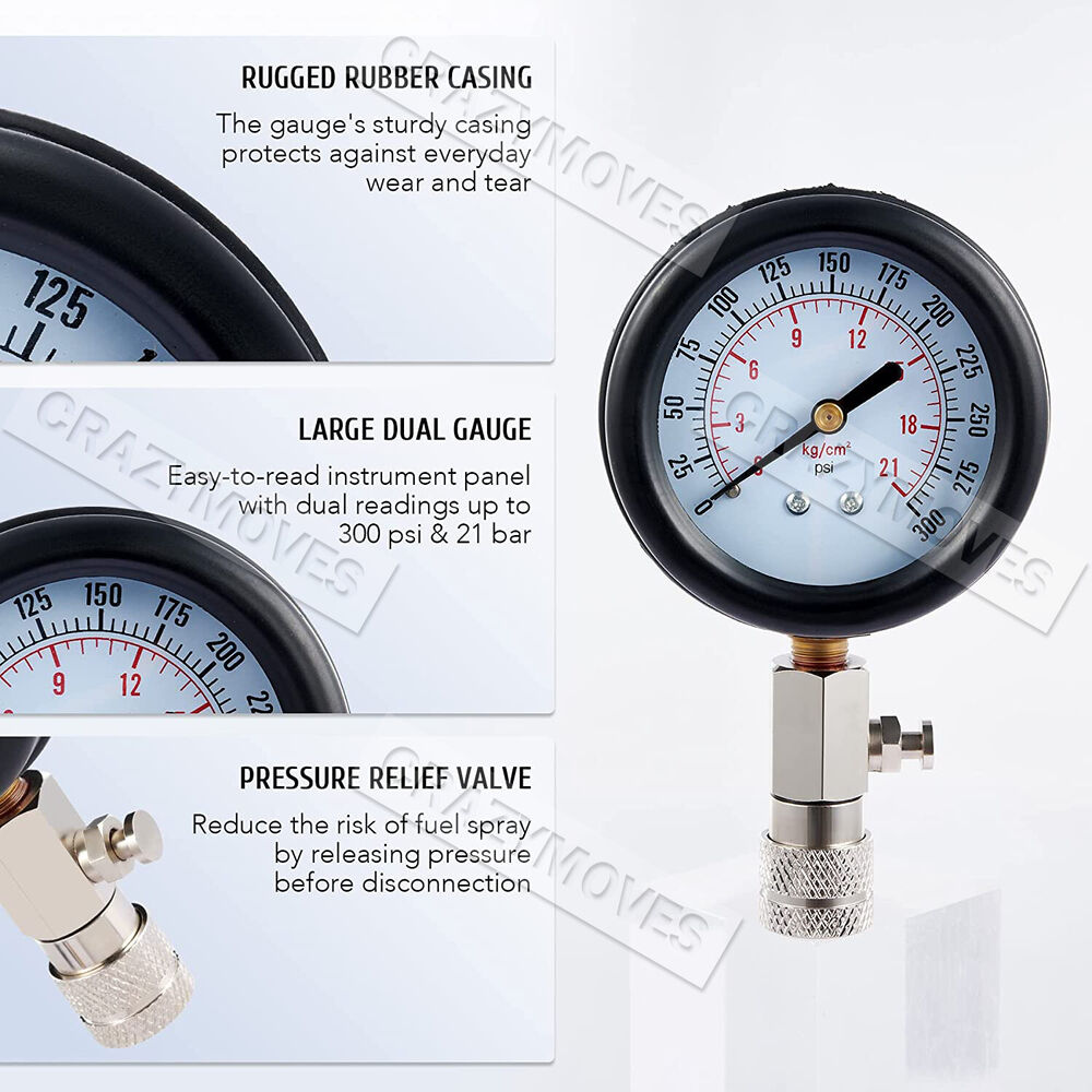 Petrol Engine Compression Tester Kit Tool Set For Automotives Motorcycle