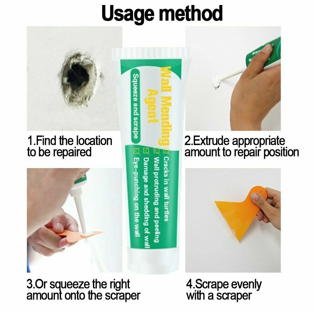 Household Wall Repair Paste Wall Crack Repair Mending Agent Wall Paste #T