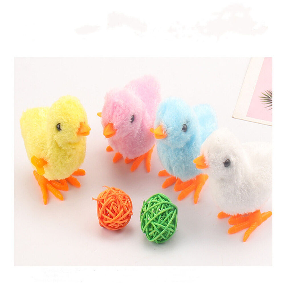 Wind-up Hopping Jumping Chicken Clockwork Walking Toys Kids Children Gift