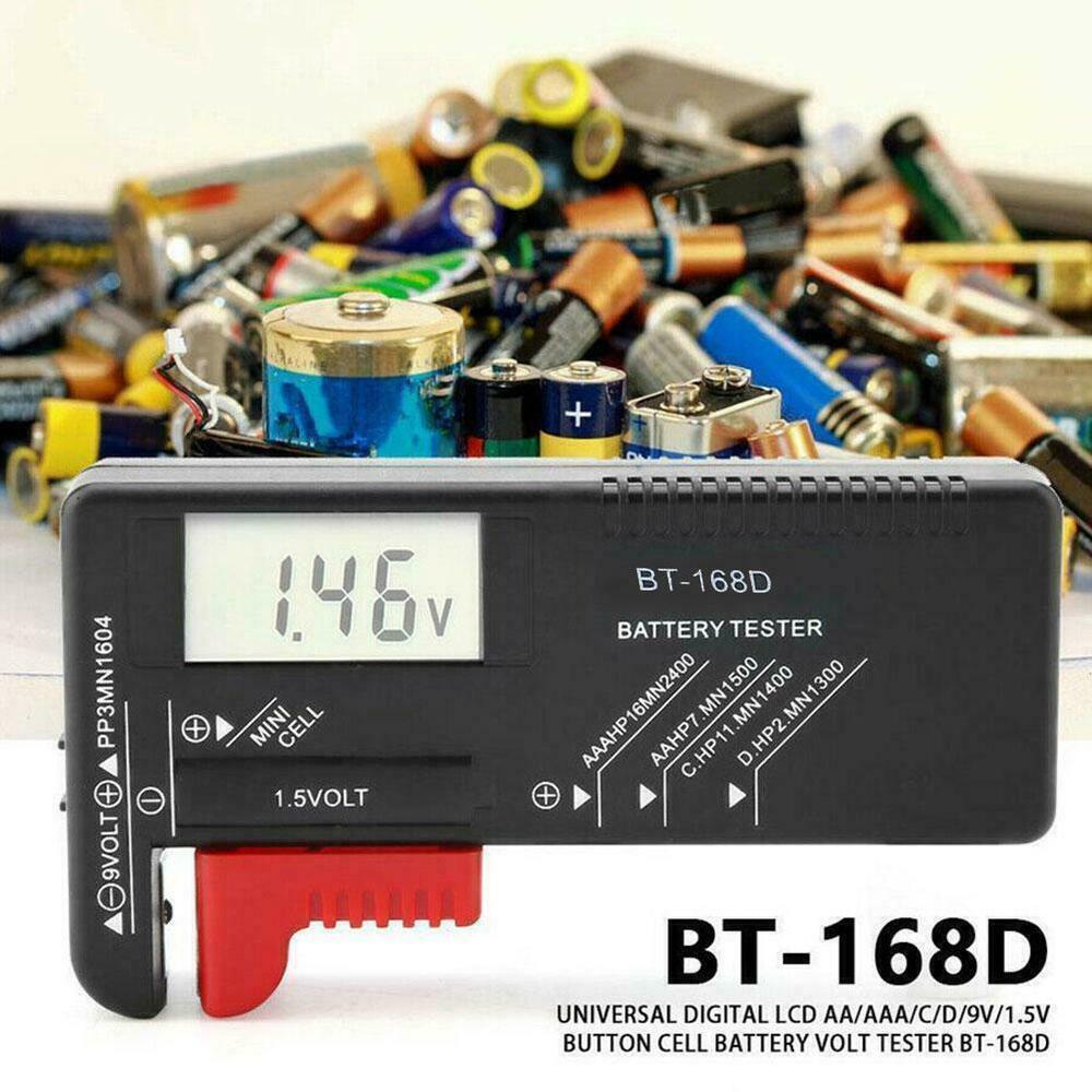 Battery Tester Checker Universal For AA AAA C D 9V Batteries Button Cell U9N6