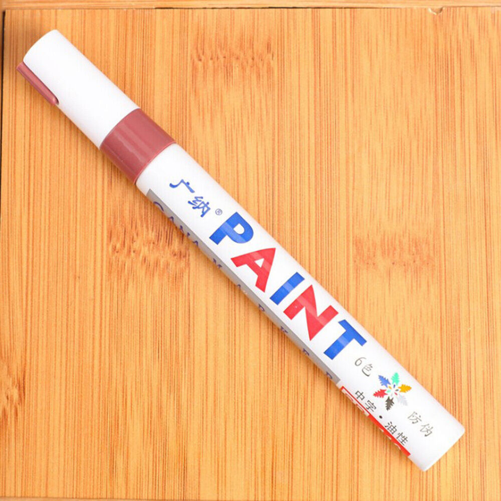 Waterproof Paint Pen Marker 12 Colours For Car Tyre Tire Metal Permanent Pen