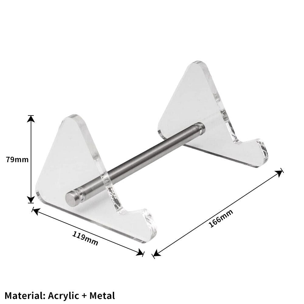 3 Tiers Display Keyboard Holder Transparent Acrylic Keyboard Stand Detachable #T