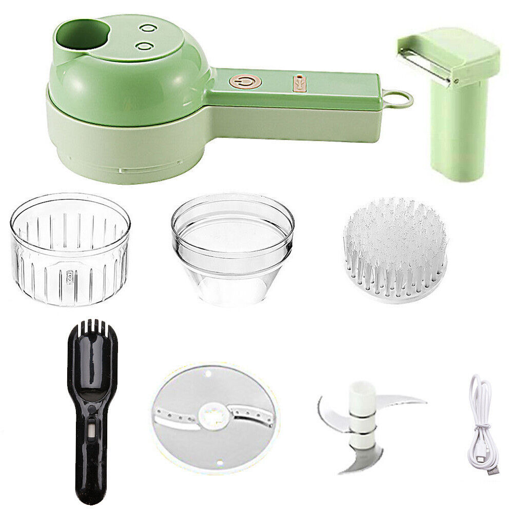 4In1 Handheld Electric Vegetable Slicer Assist Fruit Cutter Multifunction Tool