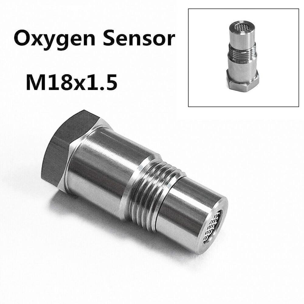 4xOxygen O2 Sensor Spacer Adapter Catalytic Converter Fix Engine Light Bung M18