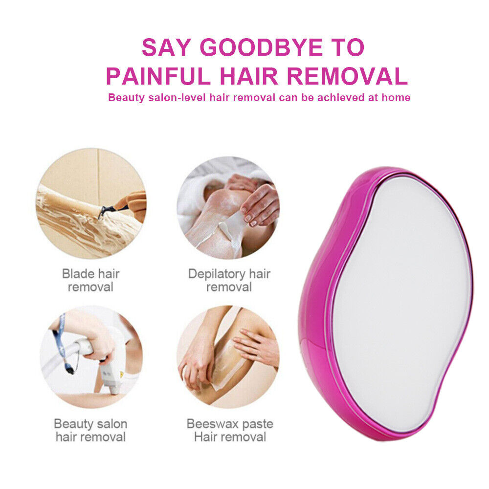 Women Men Painless Physical Hair Removal Epilators Arm Leg Crystal Hair Eraser