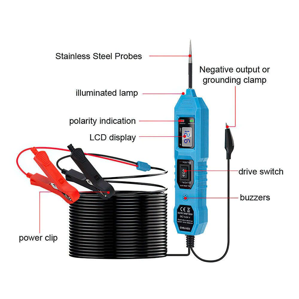 For Automotive 3.5-36V Auto Probe 12V Power Circuit Electrical Tester