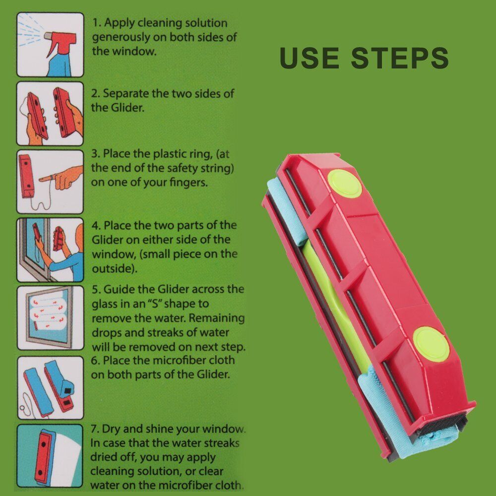 Magnetic Window Cleaner Tools Single / Double Glazing Windows Glass Cleaning