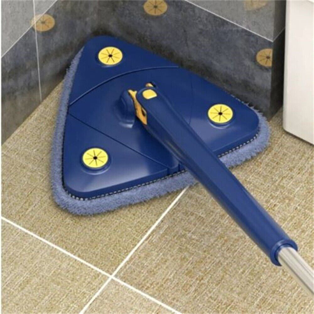 360 Rotatable Adjustable Triangle Lazy Cleaning Mop Multifunctional Wet & Dry