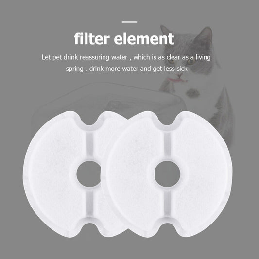 104mm Cat Fountain Replacement Filter Triple Filtration Household Accessories