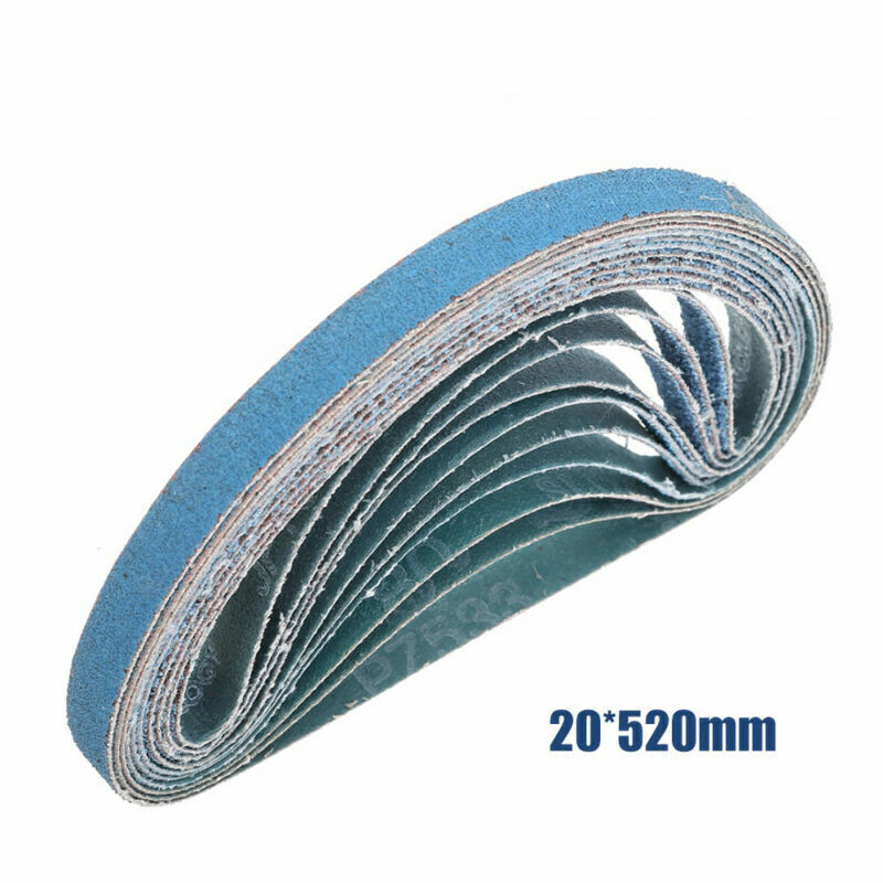 Sanding Belts 60 Power File Long Lasting 520x20mm