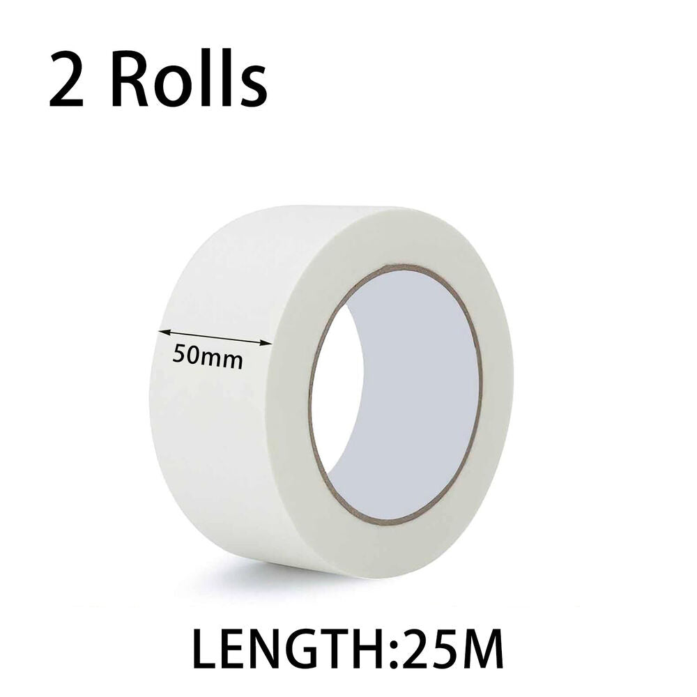 2X Sale Masking Tape Painting Crepe Paper 50mm X 25m Housing Tools DIY painter