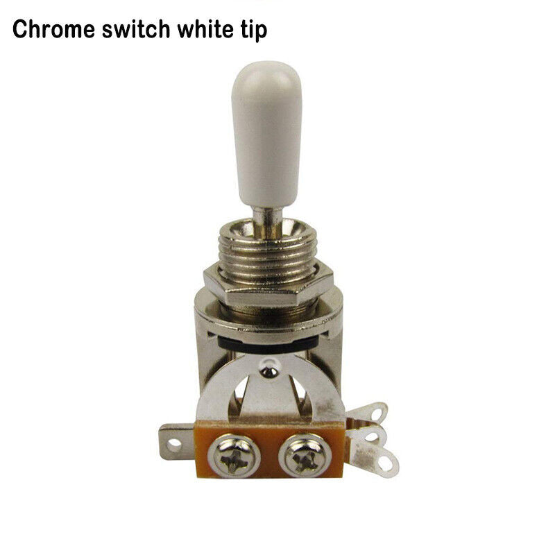 Guitar 3-way Toggle Switch, in Chrome, Black, Or Gold. Electric, Rhythm, Treble