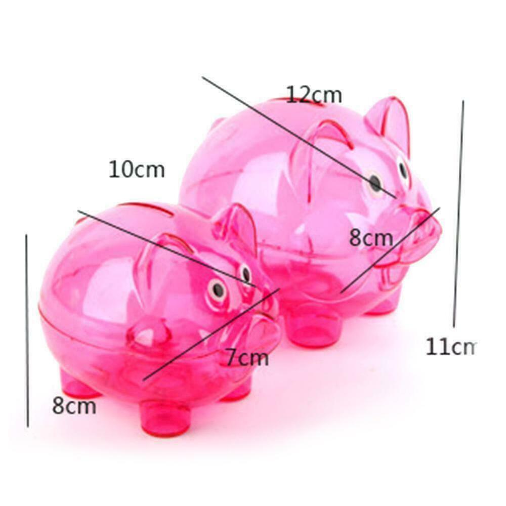 Piggy Bank Money Box Saving Cash Fun Gift Plastic quality high Pig Y0C1