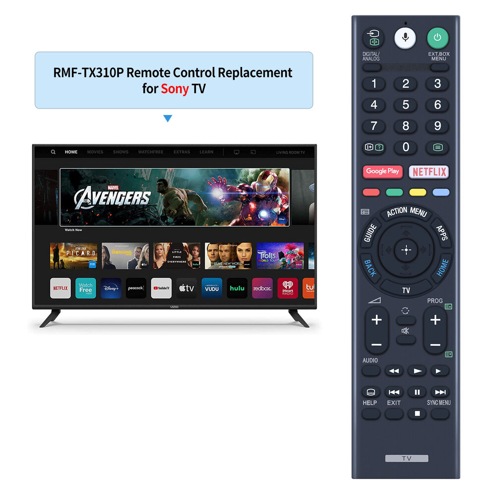 RMF-TX310P Voice Remote Control For Sony TV KD-75X8000G KD-65X8000G