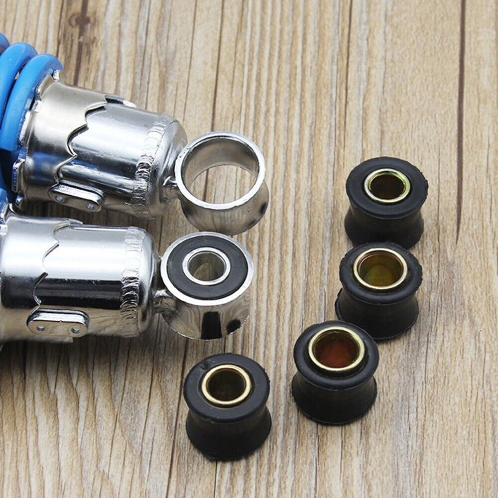 Heavy Duty 10mm Rubber Shock Absorber Bushes for Quad Dirt Bike ATV Set of 4