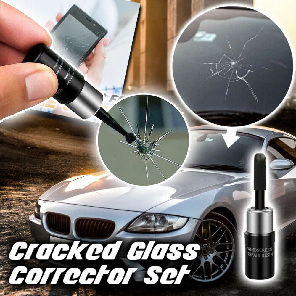 Window Tool Crack Remove Chip Resin Glass Recovery Car Windscreen Repair Kit #T