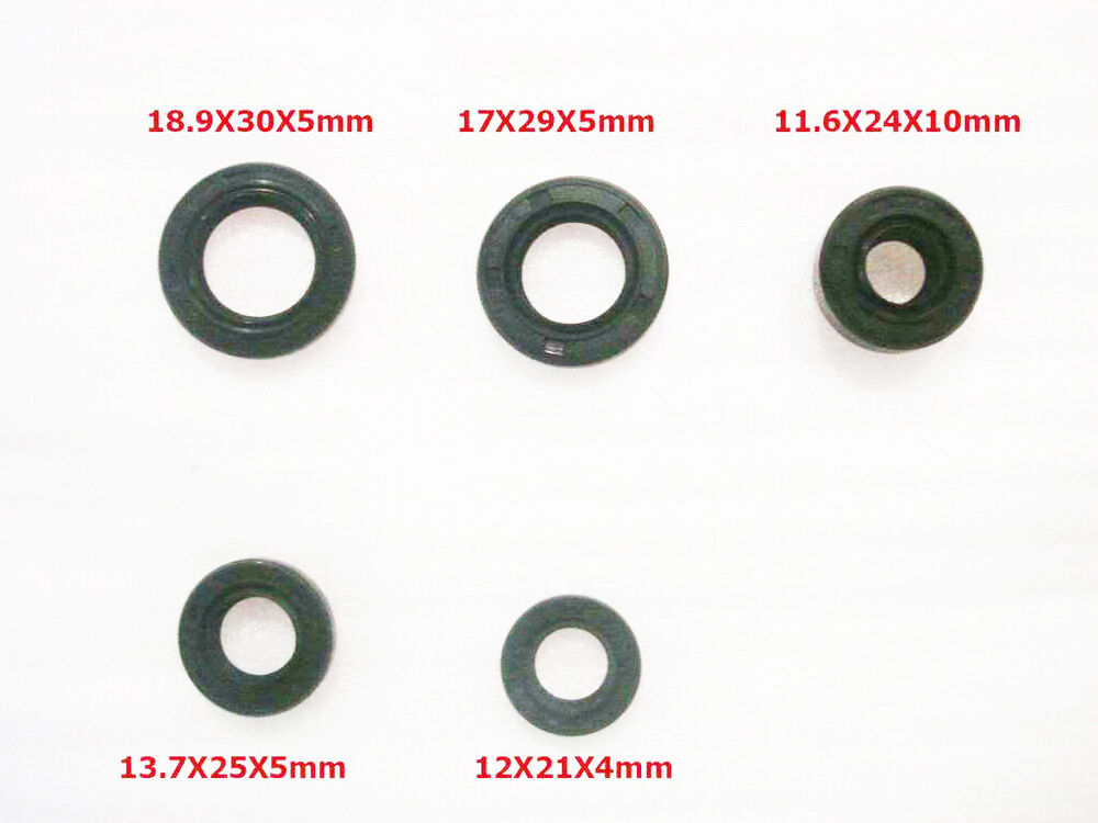 Oil Seals Kit 50cc 110cc 125cc Z50 Z50A Z50R CD70 18.9 x 30 x 5mm 17 x 29 x 5mm