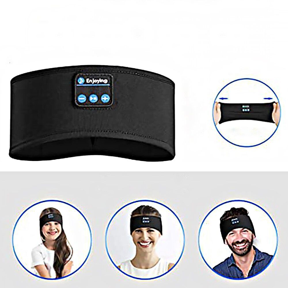 Wireless Bluetooth 5.0 Stereo Eye Mask Headphones Earphone Sleep Music Headband