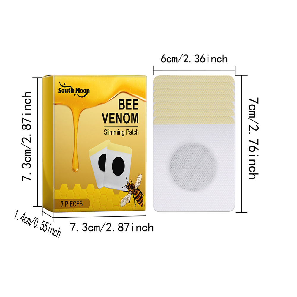 35PCS Bee Venom Lymphatic Drainage and Slimming Patch for Women & Men Body Slim