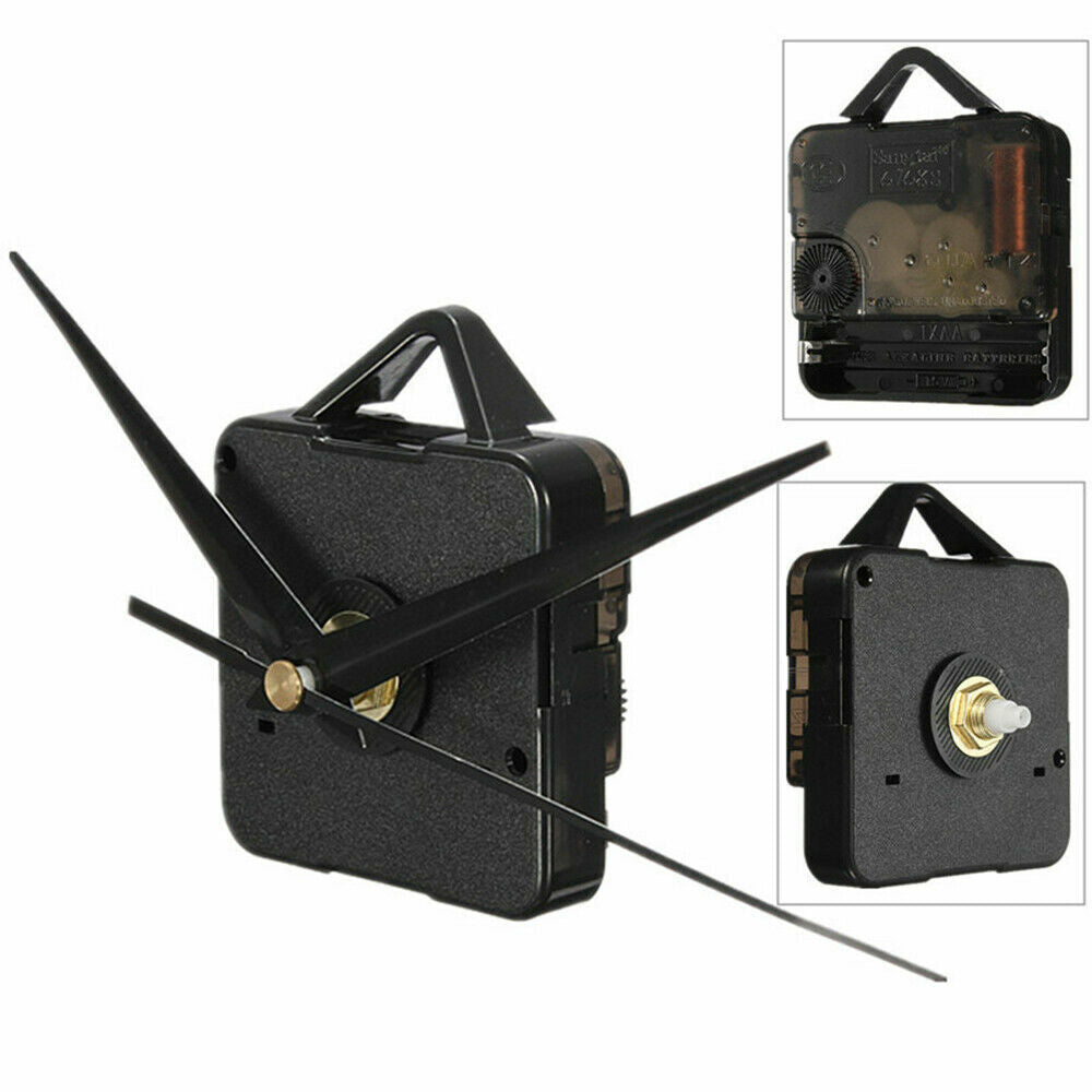 Silent Quartz Movement Wall Clock Motor Mechanism Long Pointer Repair Kit