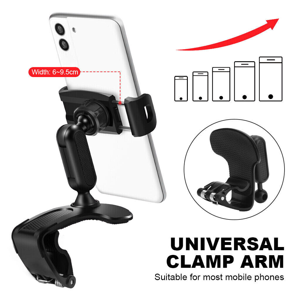 360° Car Phone Holder Stand Cradle Adjustable Air Vent Mount Bracket Universal