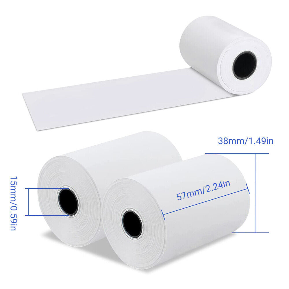 300 Rolls 57x38mm Thermal Paper For EFTPOS Cash Register Receipt Paper Rolls Kit