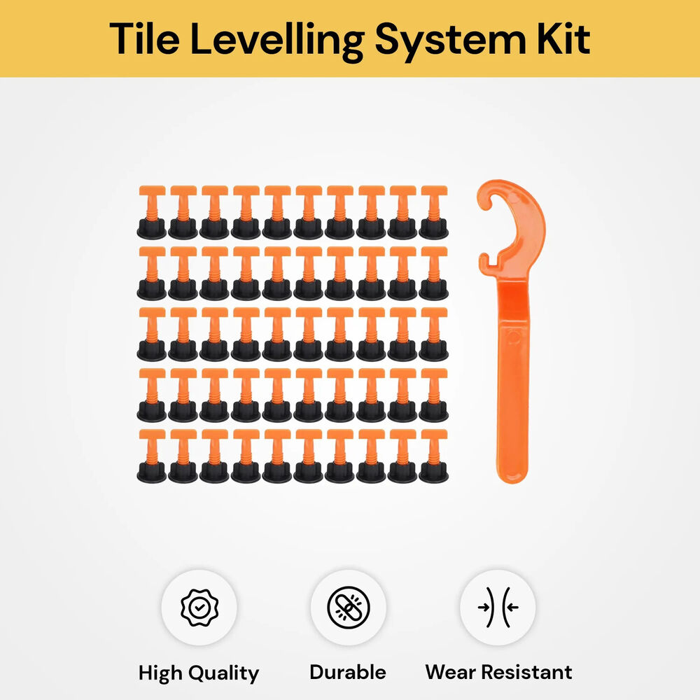 New Tile Leveling System Clips Levelling Spacer Tiling Tool Floor Wall Wrench