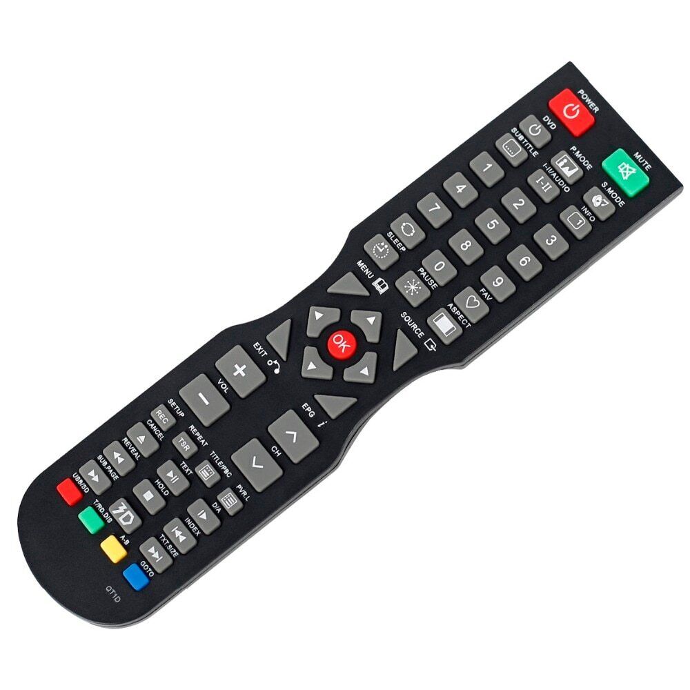 For SONIQ TV Replacement Remote Control (QT166, QT155, QT155S, QT1D) NO SETUP