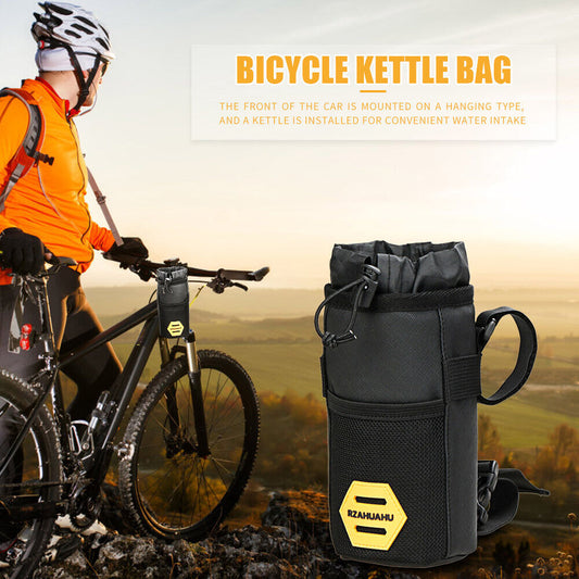 Bicycle Drawstring Kettle Bags Bike Insulated Water Bottle Holder Carrier Pou