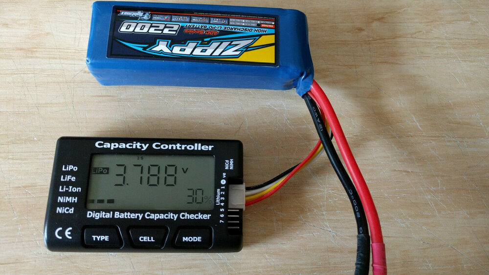 RC CellMeter-7 Digital Battery Capacity Voltage Checker Meter LiPo Li-lon NiMH