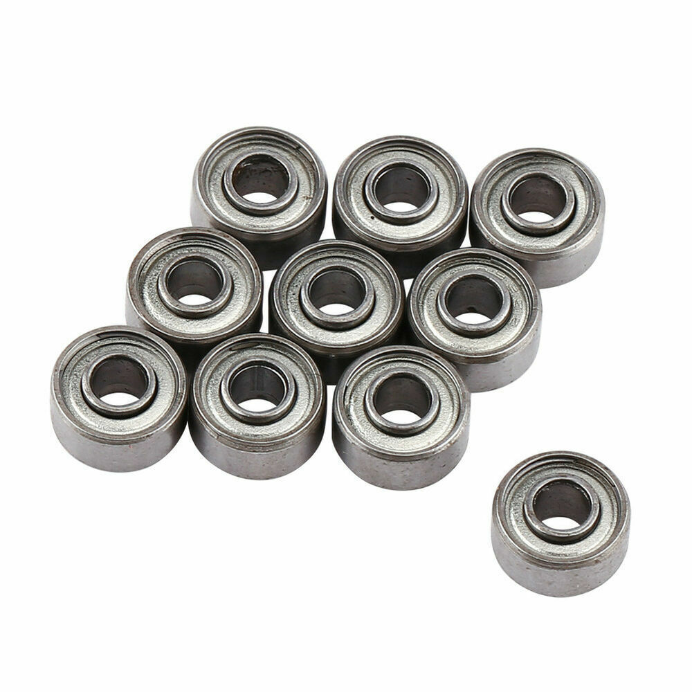 10Pcs Miniature Ball Bearings 693ZZ 3*8*4mm Small Double Shielded Bearing